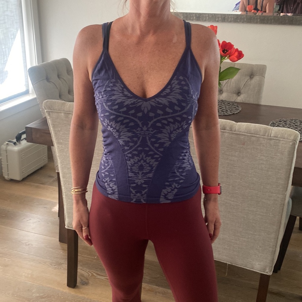 Free people Blue Top